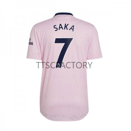 Koszulka Arsenal Saka 7 Trzeci Stroje Piłkarskie 2022/23 Krótki Rękaw